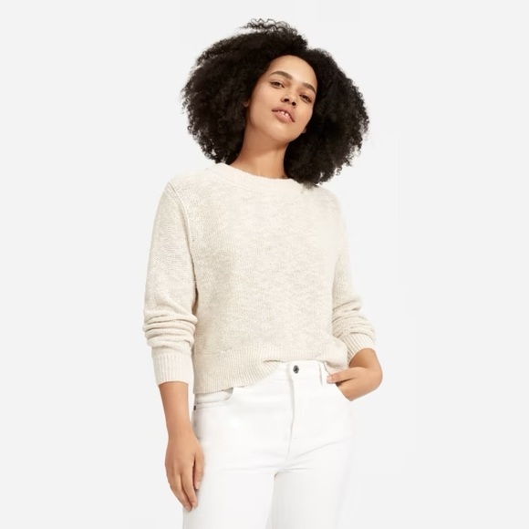 Everlane The Summer Jean in White Super-Soft Relaxed Size 33 - Picture 2 of 10